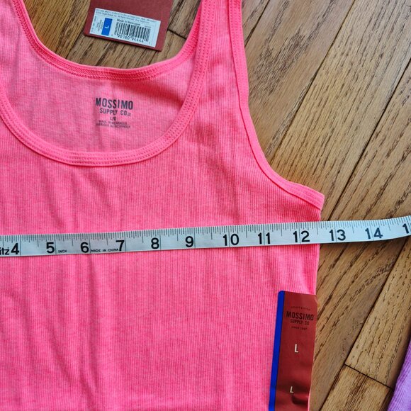 NWT Mossimo Supply Co. Set of 2 Target Ribbed Tank Tops Women's Large - Picture 10 of 11